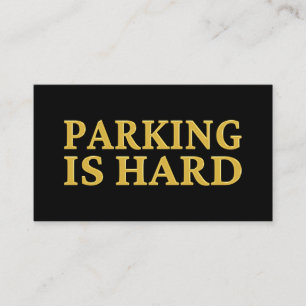 Carte De Visite Parking Difficile - Mauvais Parking