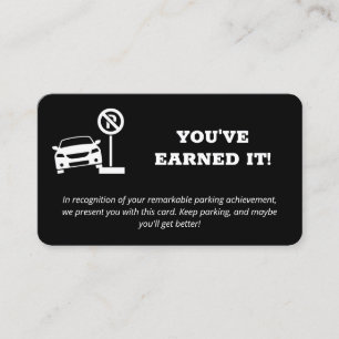 Carte De Visite Parking incorrect