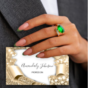 Carte De Visite Parties scintillant 3D Maquillage Planificateur d'