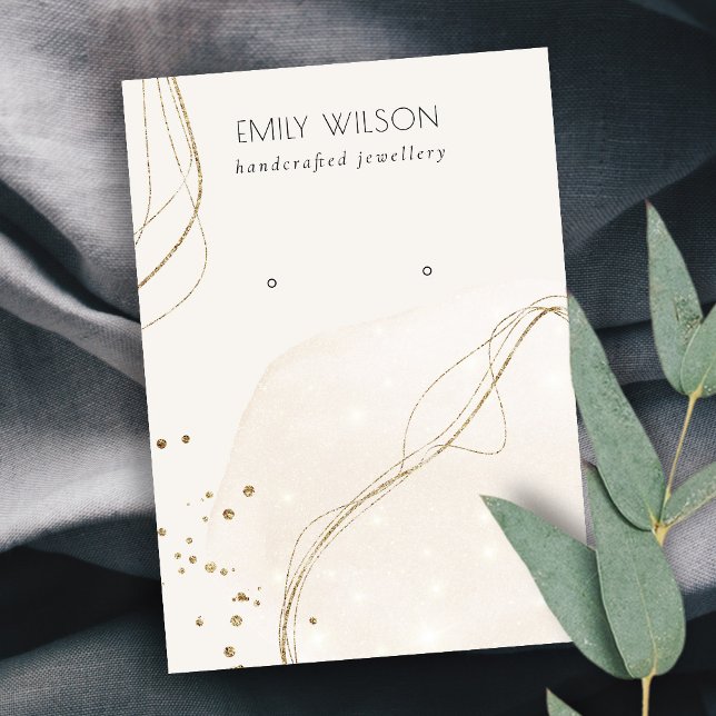 Carte De Visite Parties scintillant Abstraite Écran d'oreille en i (Créateur téléchargé)