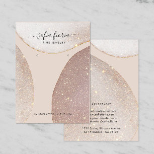Carte De Visite Parties scintillant artistique Bijoux d'oreille Ca