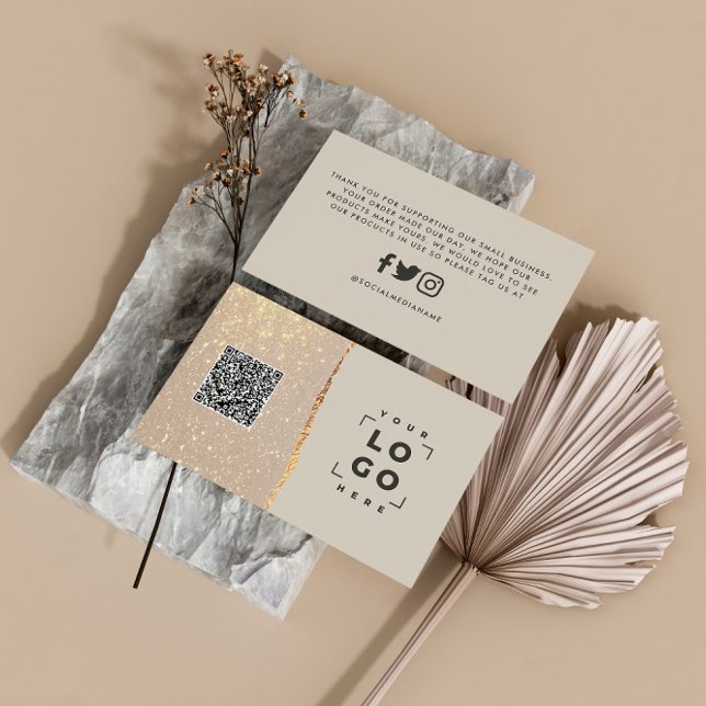 Carte De Visite parties scintillant d'or rose rose noir moderne me (Créateur téléchargé)