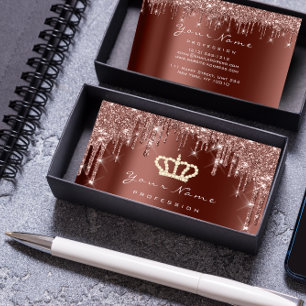 Carte De Visite Parties scintillant du planificateur d'événements 