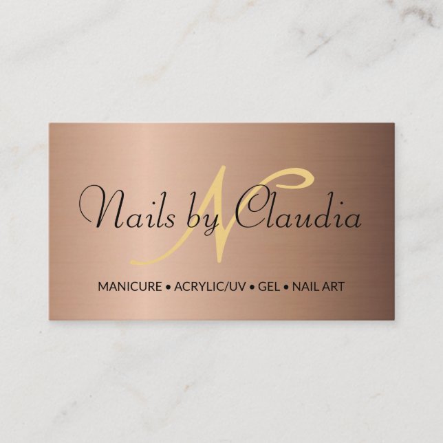 Carte De Visite Parties scintillant holographique classique élégan (Devant)