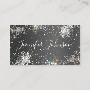 Carte De Visite Parties scintillant holographique maquillage Artis