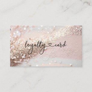 Carte De Visite Parties scintillant Loyauté 10 clous Lashes Beauté