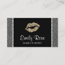 Parties scintillant moderne en noir et or