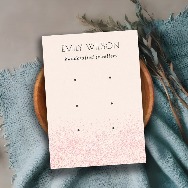 Carte De Visite Parties scintillant rose brillant Texture 3 Elevag (Créateur téléchargé)