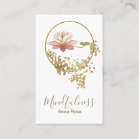 Parties scintillantes d'or de Mindfulness de