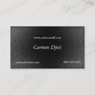 Carte De Visite parties scintillantes éclatées (argent)