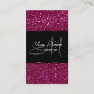 Carte De Visite Parties scintillantes roses