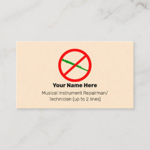 Carte De Visite Pas De Green Fls. Amande blanchie aux instruments