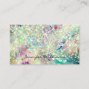 Carte De Visite Pastel Alcohol Enk Holographic Parties scintillant