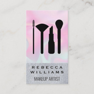 Carte De Visite Pastel Liquid Arrière - plan   Jeu de maquillage d