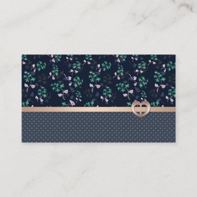 Carte De Visite Patchwork, Rétro (Devant)