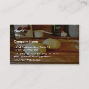 Carte De Visite Pâtes pour la pizza