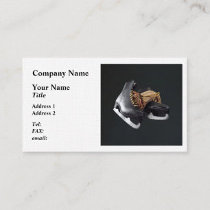 Carte De Visite Patins à glace vintages