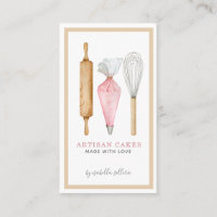 Pâtisserie Chef Aquarelle Cuisine Ustensiles