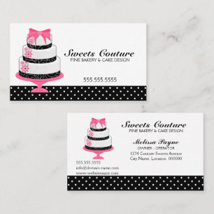 Carte De Visite Pâtisserie Couture Cakes sur mesure