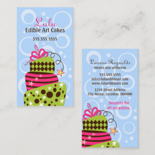Carte De Visite Pâtisserie d'art Cake Art