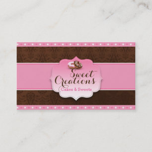 Carte De Visite Pâtisserie Donuts Entreprise Sucrée