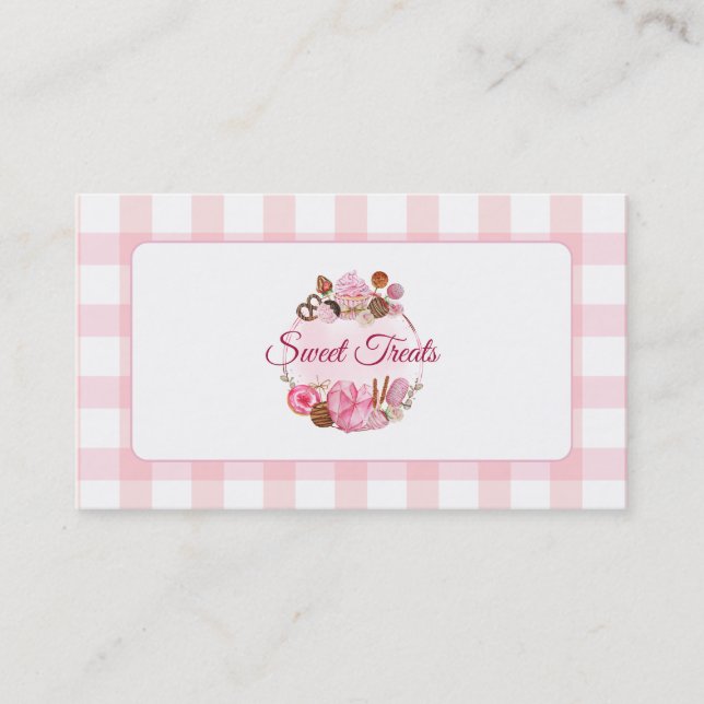 Carte De Visite Pâtisserie Douceurs  (Devant)