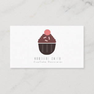 Carte De Visite Pâtisserie Moderne Gâteaux Décorateur Sprinkles