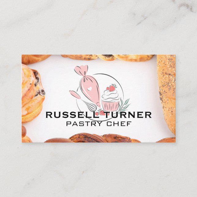 Carte De Visite Pâtisseries | Restaurant (Devant)