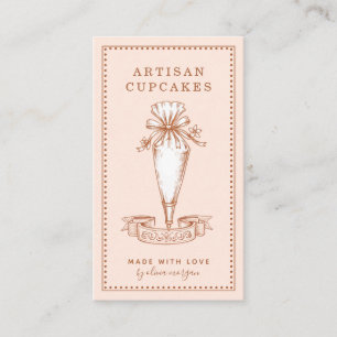 Carte De Visite Pâtissier Boulangerie Chef Pâtissier Cupcake