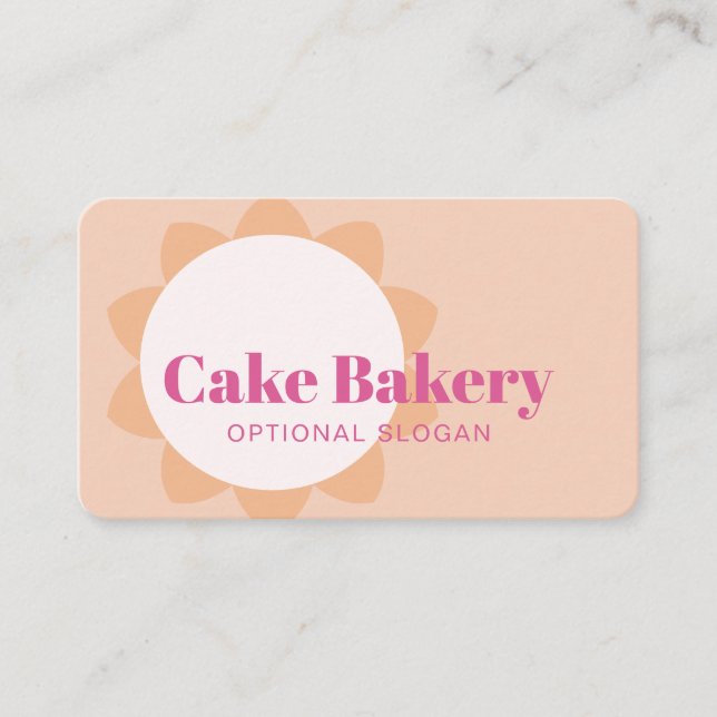 Carte De Visite Pâtissier Boulangerie Moderne (Devant)