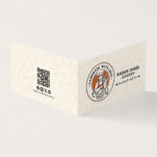 Carte De Visite Pâtissier de magasin de boulangerie Détail de gâte