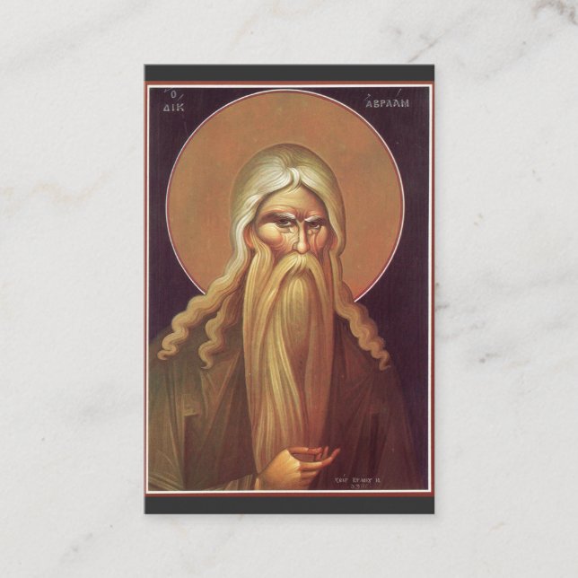 Carte De Visite Patriarche Abraham (Devant)
