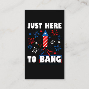 Carte De Visite Patriotic Fireworks Director USA Celebration 4th o