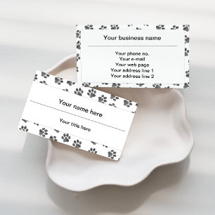 Carte De Visite Patrouilles de Doodle, Paws de Chien, Paws de Chat