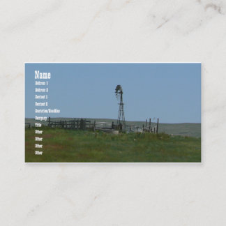 Carte De Visite Pâturage venteux
