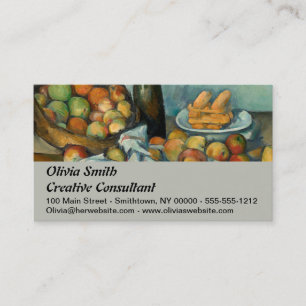 Carte De Visite Paul Cezanne Corbeille de Pommes Nature Morte Vint