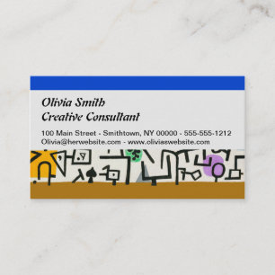 Carte De Visite Paul Klee Rich Harbour Expressionnisme Abstrait