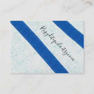 Carte De Visite Pavots bleus UK Art abstrait
