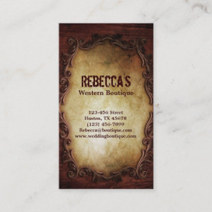 Carte De Visite pays occidental vintage grunge