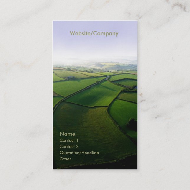 Carte De Visite Paysage 001 (Devant)