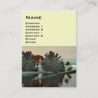 PAYSAGE ALIEN, ARBRES LAGON HYPERION Sci Fi Cream