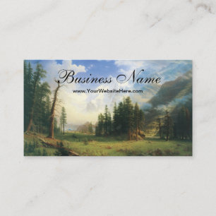 Carte De Visite Paysage de montagne, Bierstadt, École de l'Hudson