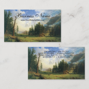 Carte De Visite Paysage de montagne, Bierstadt, École du fleuve Hu