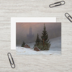 Carte De Visite Paysage d'hiver, 1811 par Caspar David Friedrich