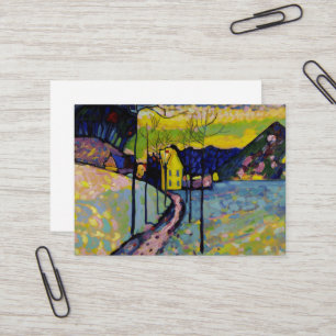 Carte De Visite Paysage d'hiver par Wassily Kandinsky