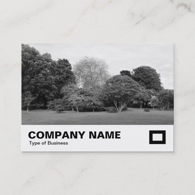 Carte De Visite Paysage du parc (Devant)
