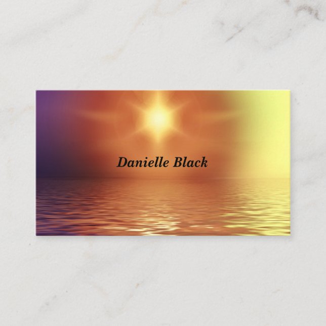 Carte De Visite Paysage nuageux (Devant)