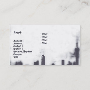 Carte De Visite Paysage urbain - affaires
