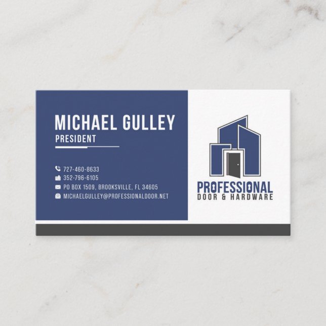 Carte de visite PD&H - Michael Gulley (Devant)
