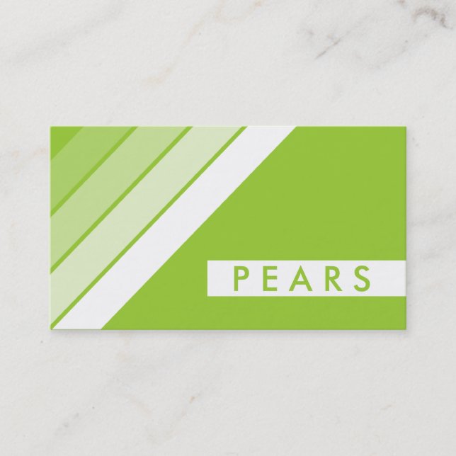 Carte De Visite PEARS rétro (Devant)
